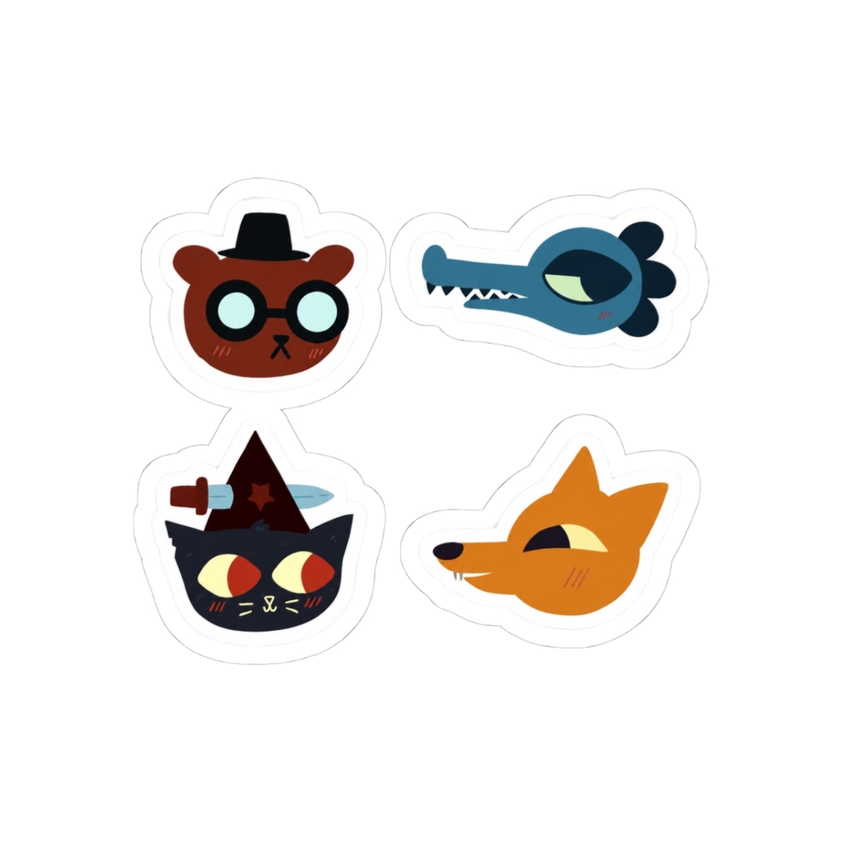 angus, mae, gregg & bea night in the woods nitw