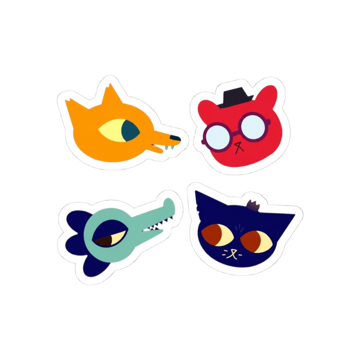 Night in the Woods sticker set