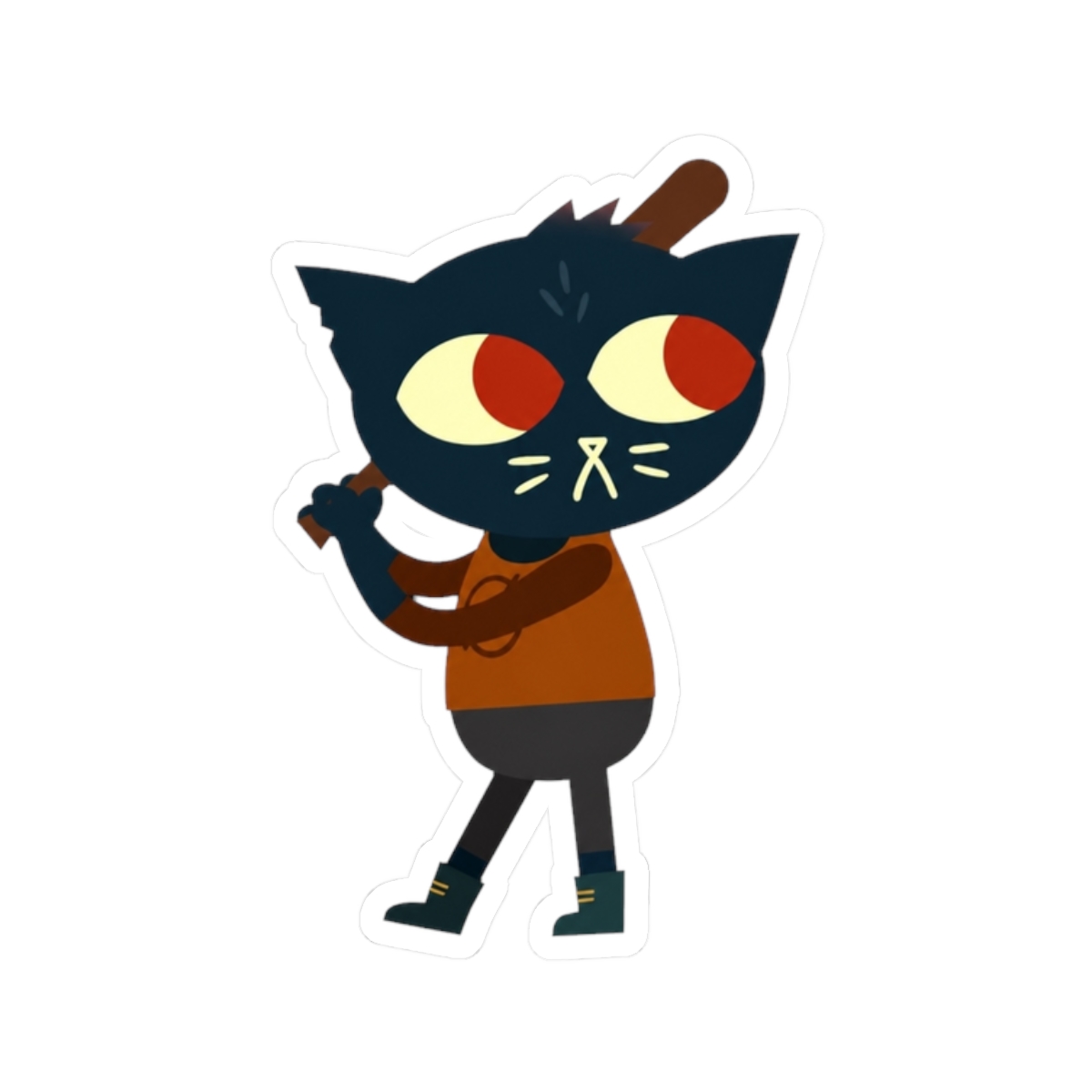 Night in the Woods - Mae Borowski with a baseball bat - alternate angle 3, merchandise