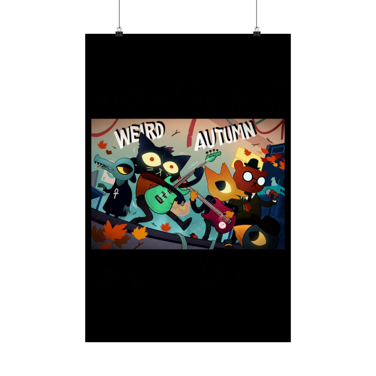 Night in the woods weird autumn poster HD