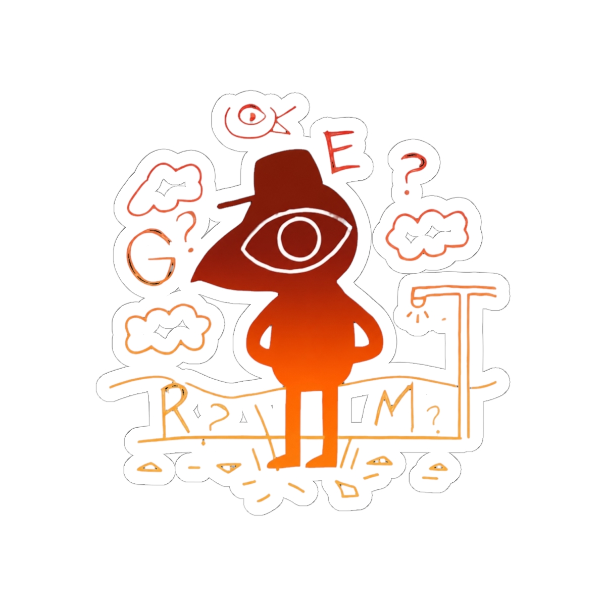 Night In The Woods Germ Sticker - alternate angle 1, merchandise