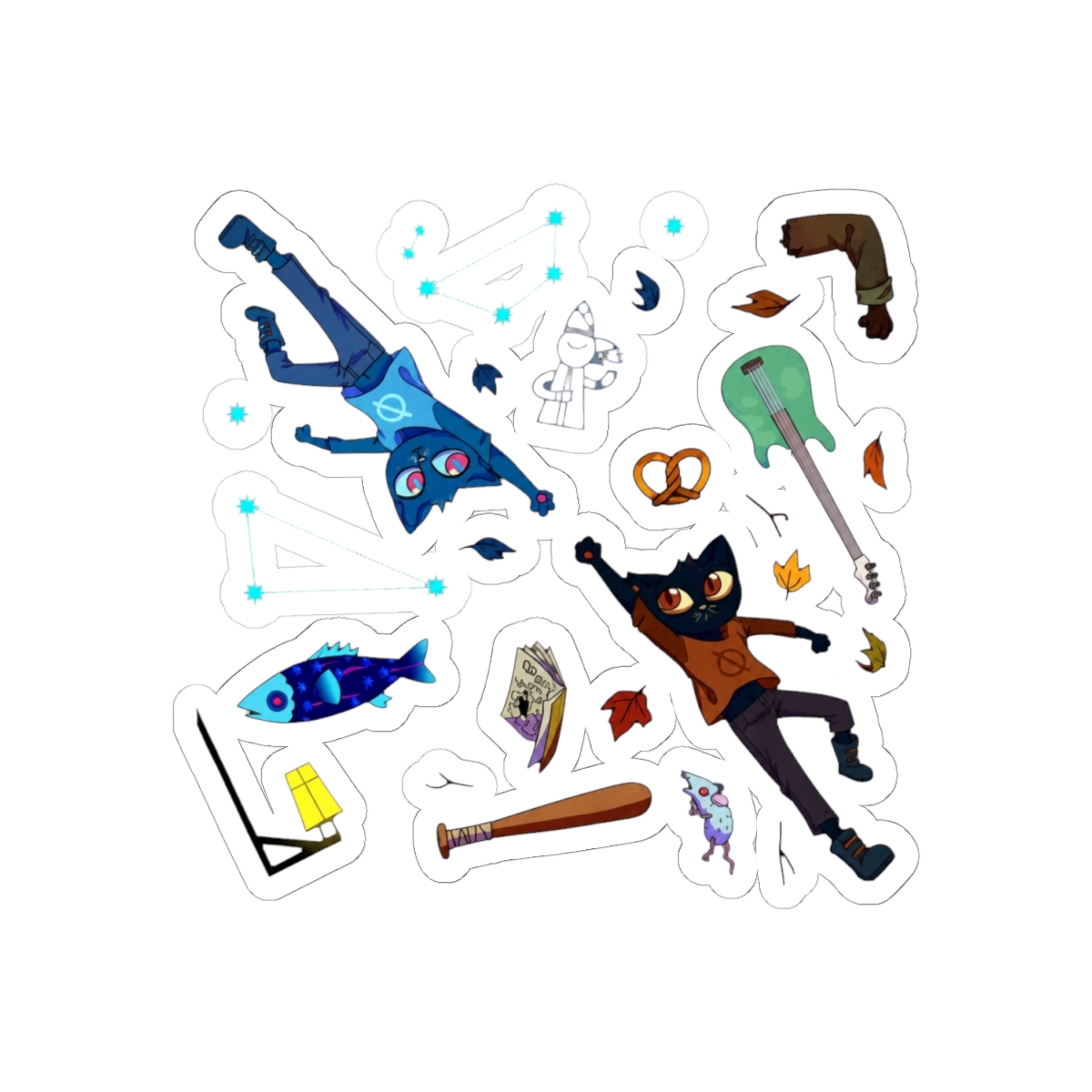 Night In The Woods🍂 Sticker - alternate angle 1, merchandise