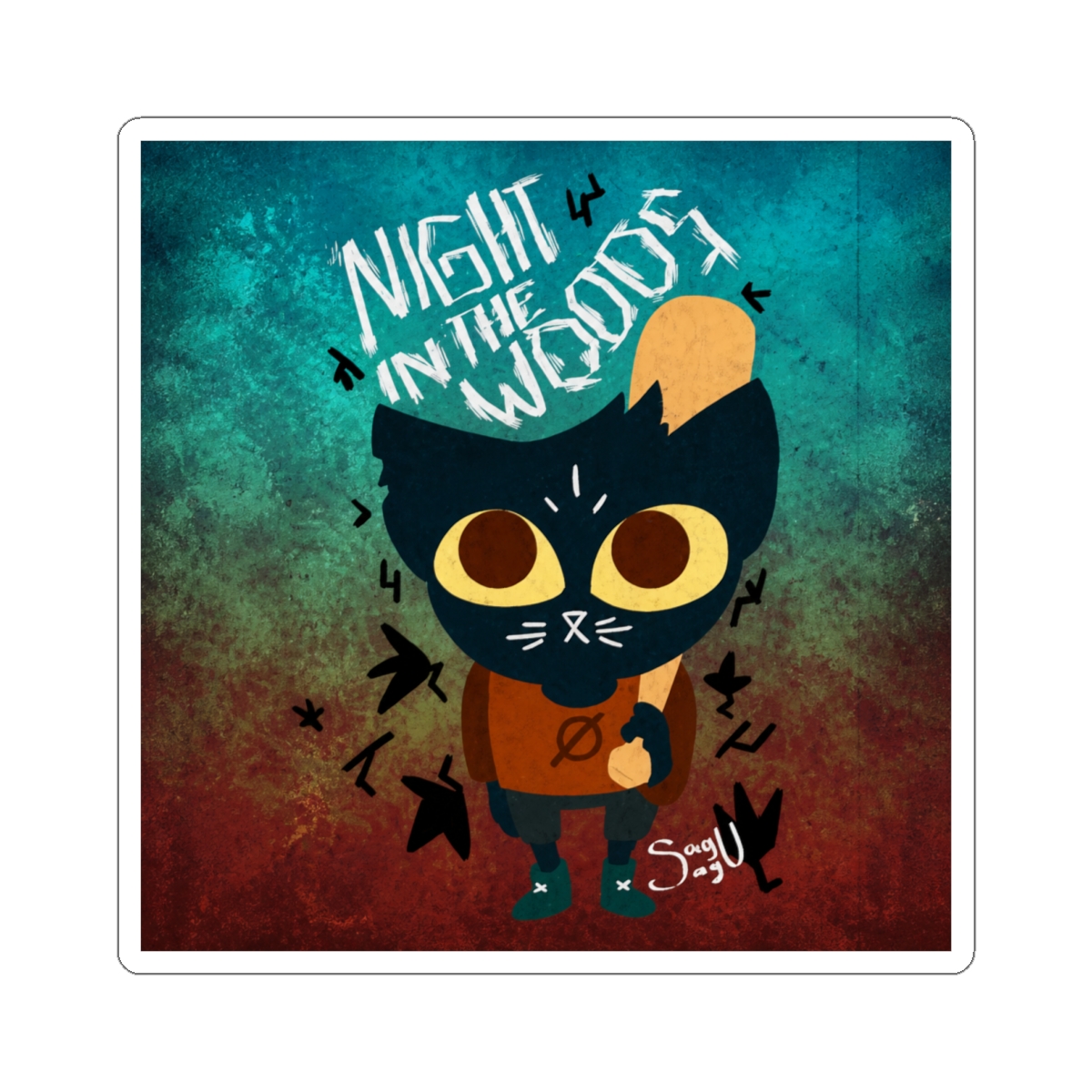 MAE BOROWSKI Sticker | Night in the Woods