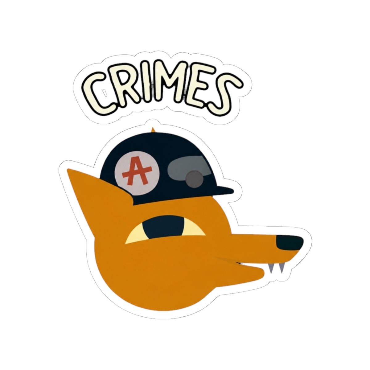 Night in the woods Gregg Crimes Sticker