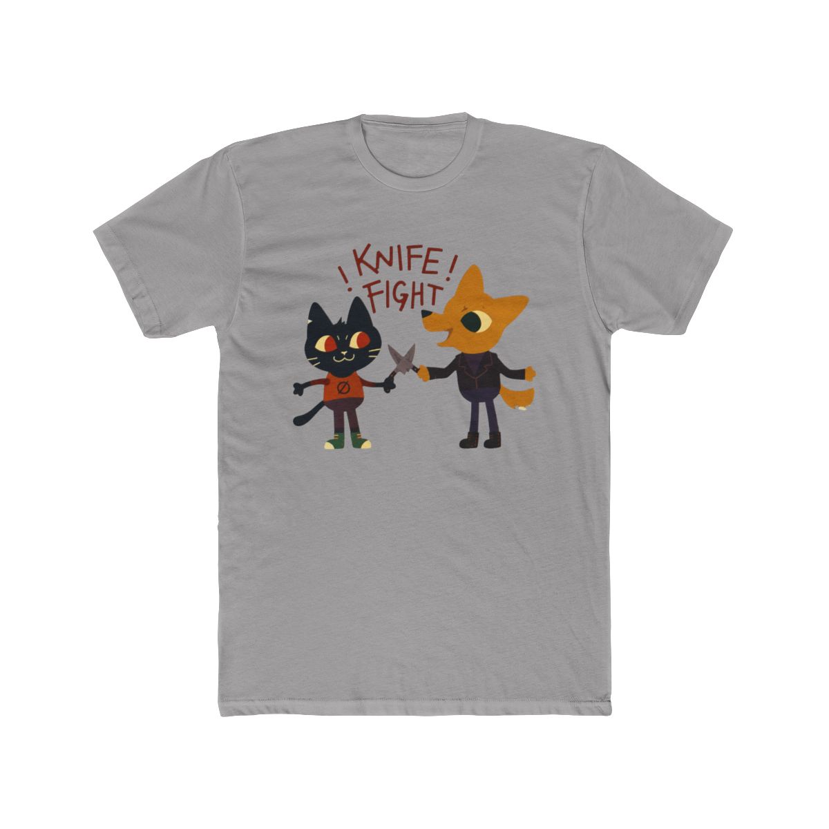 Night In The Woods Mae And Gregg Knife Fight T Shirt