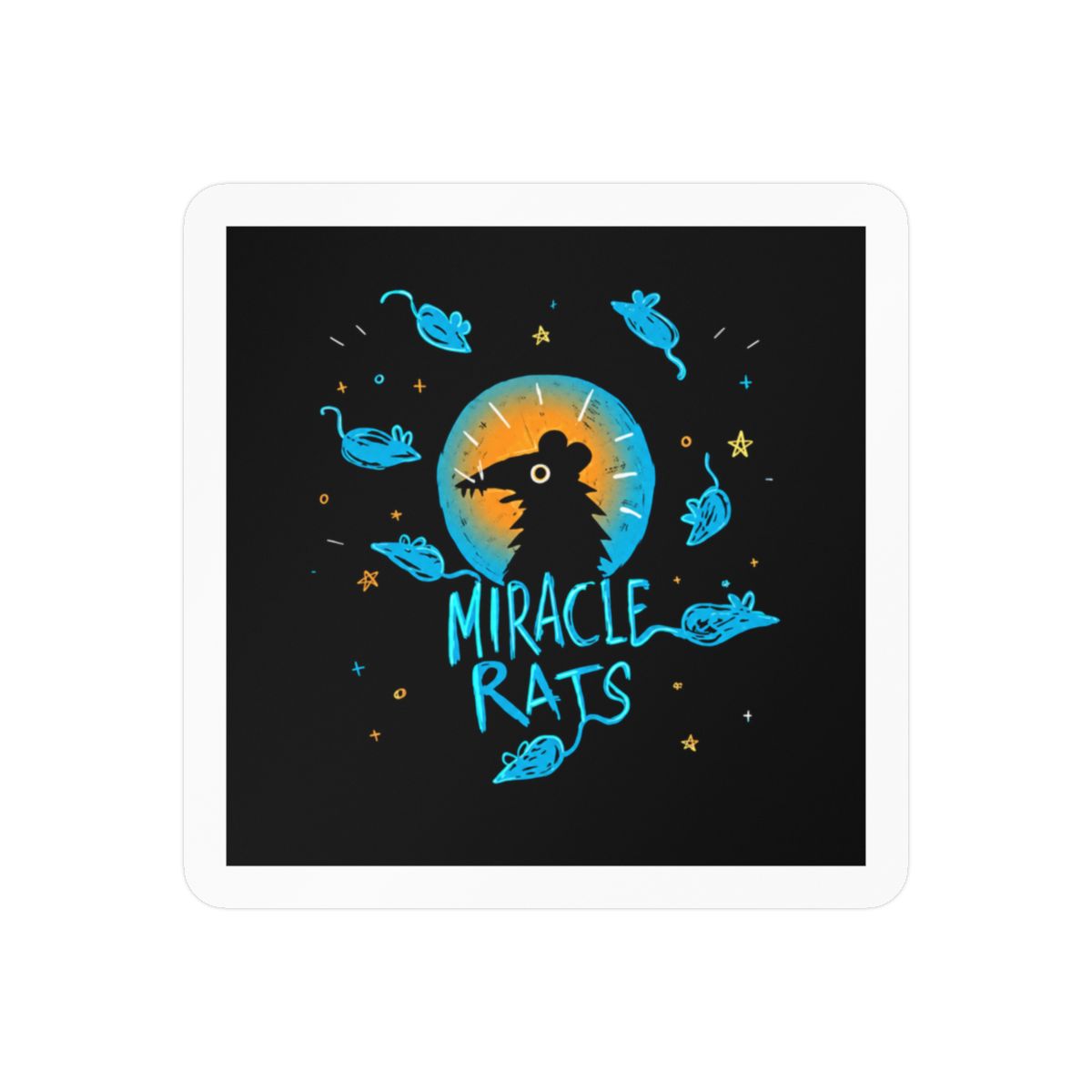 Night in The Woods Miracle Rats Bumper Sticker Window Water Bottle Decal 5"